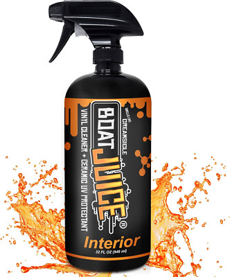 2In1 Interior Boat Cleaner & Protectant Spray | Vinyl Boat Seat Cleaner + Cerami