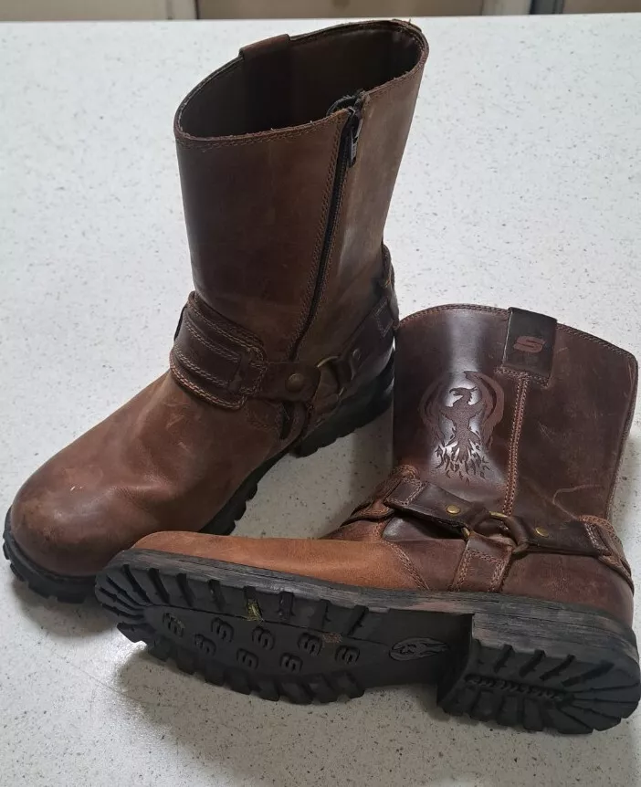 Skechers best sale motorcycle boots