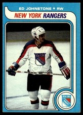 1979-80 Topps Ed Johnstone Rookie New York Rangers #179