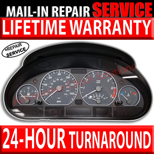 BMW E46 Dash Speedometer Instrument Gauge Cluster [REPAIR SERVICE] 3