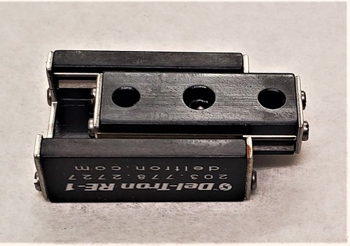 DEL-TRON RE-1 CROSSED ROLLER LINEAR SLIDE BALL ROLLER RAIL 1" TRAVEL - Picture 5 of 5