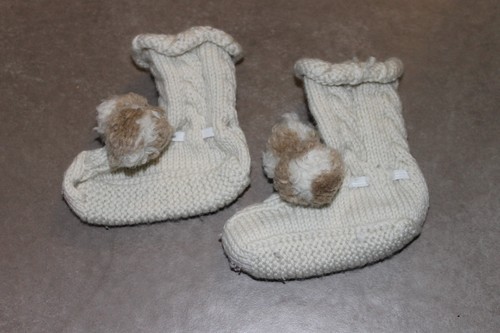 Babysocken, Erstlingssöckchen, Stricksocken, ca.10-11 cm - Bild 2 von 2