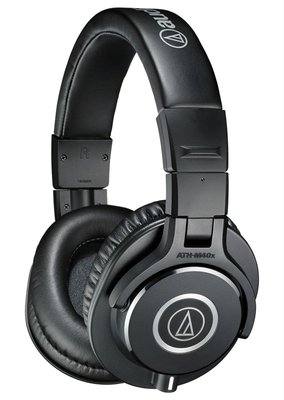 Audio-Technica ATH-M40x Closed-Back Professional Studio Monitor Headphones Black
