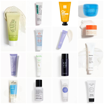 Bad Habit/KEYS/Balance Me/Glossier/PHILOSPHY + Travel Size CLEANSERS you pick 1