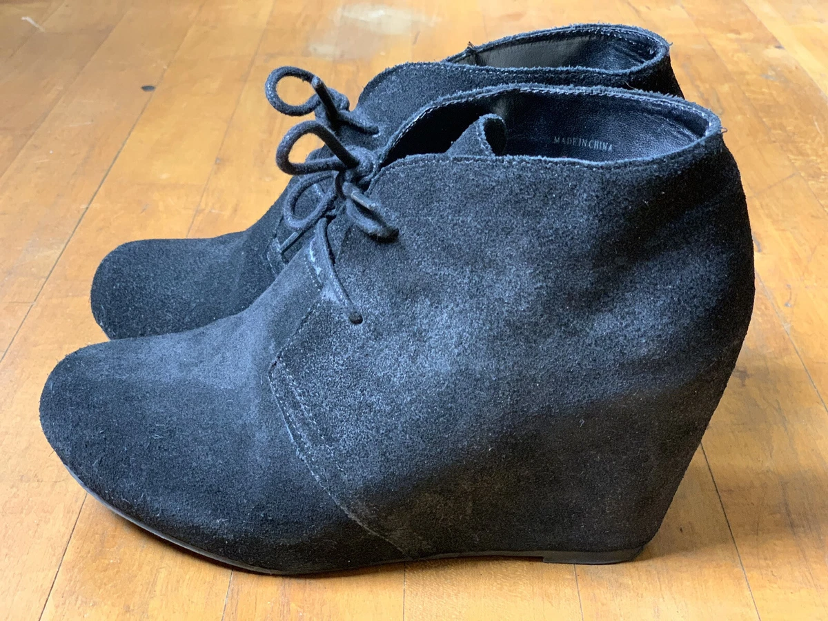 Dolce vita clearance black wedge booties