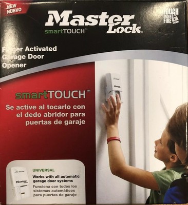 Masterlock smarttouch finger activated garage door opener (858795001005)