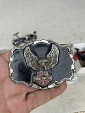 Vintage Harley Davidson Motorcycle Belt Buckle Biker Belt Buckle