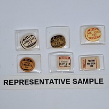 GRUEN CURVED bottom RECTANGULAR glass WATCH CRYSTALS by SIZE BB MX p.1 of 4 