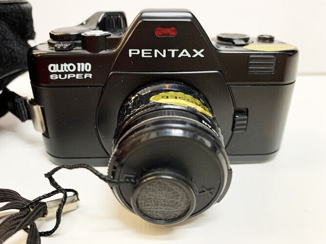 Rare Pentax Auto 110 Super Small Camera with 3 Lens Winder Rare Pentax Auto 110 Super Small Camera with 3 Lens Winder