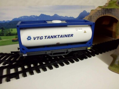 Tankcontainerwagen VTG Spur 1/G von Dickie - New Ray - New Bright