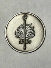 Rare Merion Golf Club 1" Coin Style Golf Marker - Ardmore, PA - A Beauty!