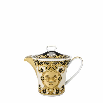 Rosenthal Versace Teekanne für 6 Personen Prestige Gala, Porzellan, 1.3 L