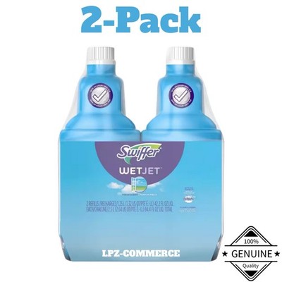 Swiffer WetJet 42oz Multi-Surface Floor Cleaner Refill, Open Window Fresh, 2Pack