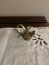4 Vintage Silver Plate Angel Napkin Rings