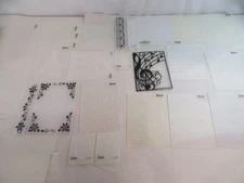 Sizzix by Ellison Darice Embossing Folder Mixed Lot All included