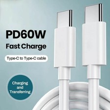 4 Pack 6FT USB-C to USB-C Cable Fast Charge Type C Charging Cord Rapid Charger