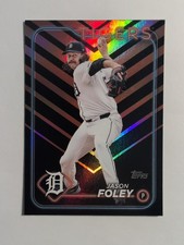 2024 Topps Update Jason Foley #US290 Holiday Foil Detroit Tigers Color Match!!