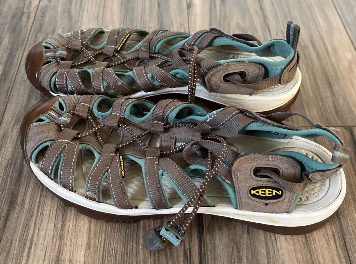 Scarpe sandali sportivi Keen donna grigio turchese taglia 9 5 impermeabili