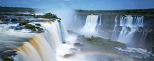 Peelable Wall Mural Sticker Poster Iguazu Falls Panorama 1440×576mm