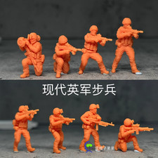 1/72/48/35/87/100/144 Modern British Combat Status 8-Person Team