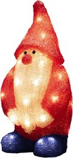 Konstsmide LED Weihnachtsmann Acryl  - beleuchtet  - warm weiß - außen und innen