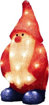 Konstsmide LED Weihnachtsmann Acryl  - beleuchtet  - warm weiß - außen und innen