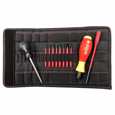 Wiha 28789 Insulated TorqueVarioS 1050 In/lb and SlimLine Blade Set (11pc Set)