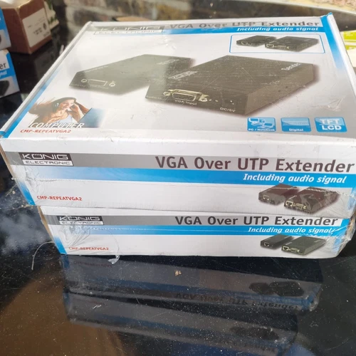 Konig Electronic VGA Over UTP Extender - New - Still sealed