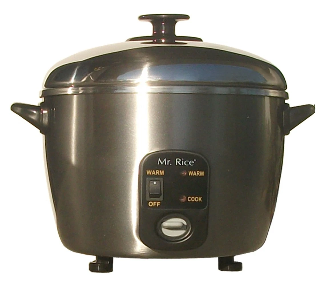 Sunpentown SC-886 Rice Cooker and Steamer, Stainless Steel, 3 Cups