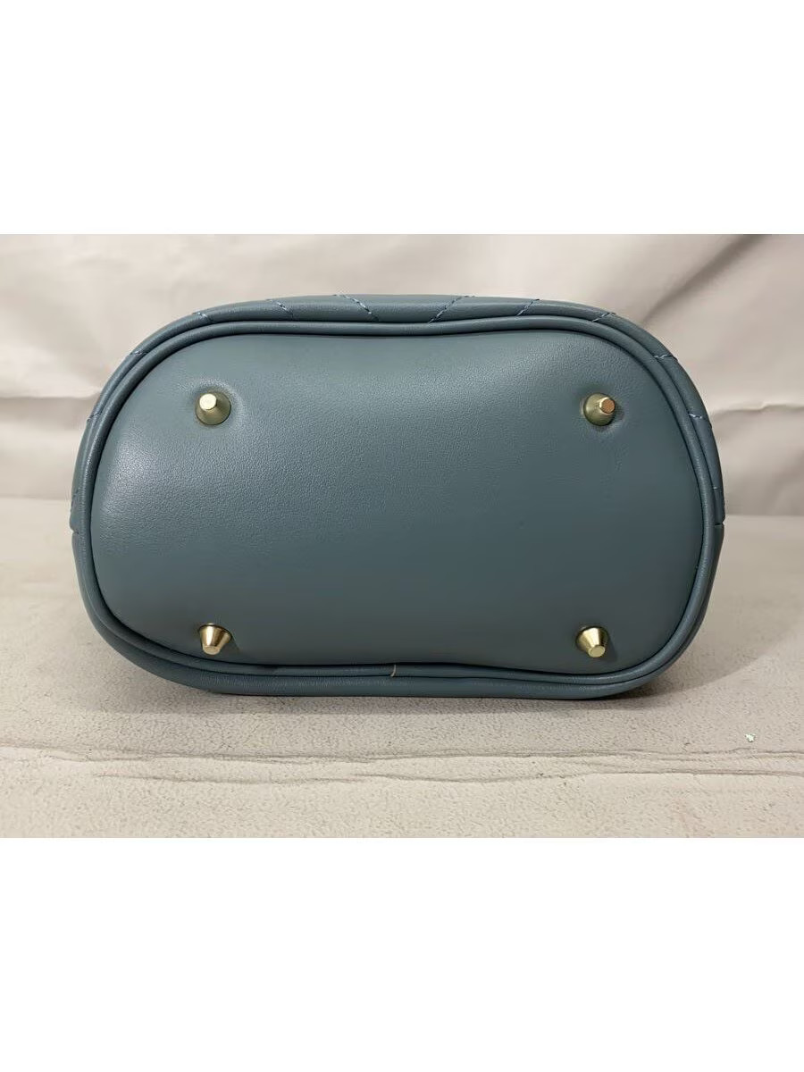 GRES Shoulder Bag Leather BLU - image 4