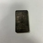 VERY RARE!!!  1 OUNCE SILVER BAR HOSPITAL TRUST NATIONAL BANK NUMBER 000348