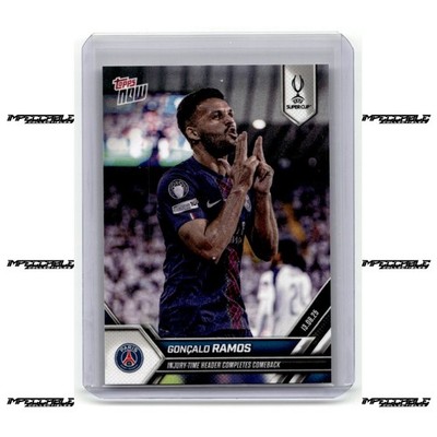2025 Topps Now UCL - #3 Goncalo Ramos /303 Injury Time Header