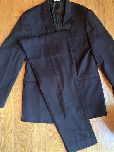 EUC Calvin Klein Boys' 2-Piece Formal Suit Set SZ 18 $150 Retail Homecoming Prom - Picture 3 of 6