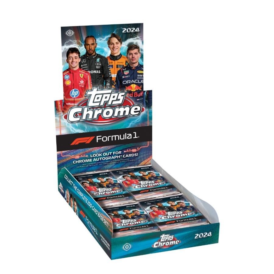 2024 Topps Chrome Formula 1 Racing Hobby Box for sale online