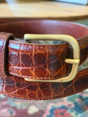 Ralph Lauren Alligator In Men's Belts for sale - eBay