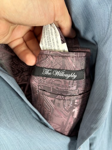 Paul Smith Suit Men 42R 36x31 Blue 2 Piece Wool Jacket Smart Willoughby Wedding - Picture 7 of 20