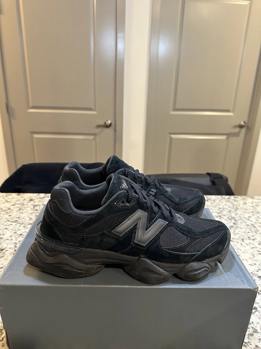 New Balance 9060 Triple Black Suede | eBay