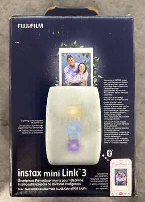 Fujifilm Instax Mini Link 3 Printer (Sage Green)