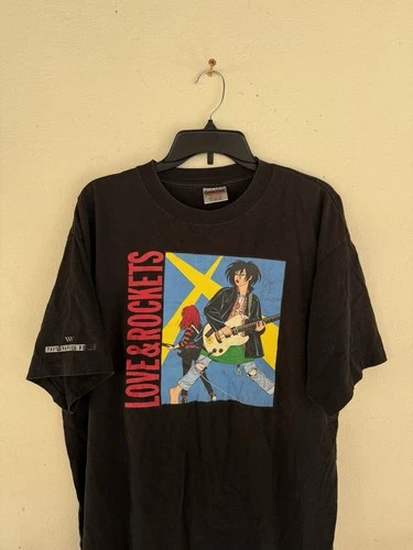 Love and Rockets Vintage Single Stitch Shirt Bauhaus Sisters 1980s vintage concert t-shirt, vintage, single stitch, B+ condition