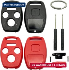 2 Pack Key Fob Shell Case Replacement Fits for Honda Accord 2003-2012 / Civic