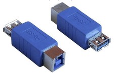 Usb 3.0 Adapter Type A Female To Type B Female Connector Converter Adapter 2pac
