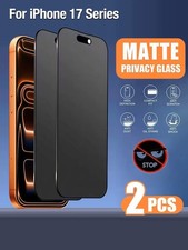 2 Pcs Matte Anti-Privacy Screen Protector Compatible With IPhone 17 Pro Max 16 1