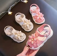 Mädchen Sandalen Blumenmuster Süße Weiche ...