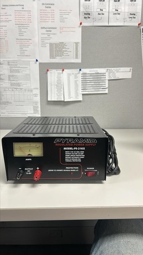 Pyramid Model PS-21KX Regulated Power Supply 20 amp