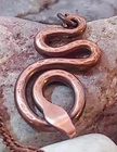 1 Pc Pure Copper Healing Spiral Circle Pendant Locket, Jewelry, Spiritual Kriya