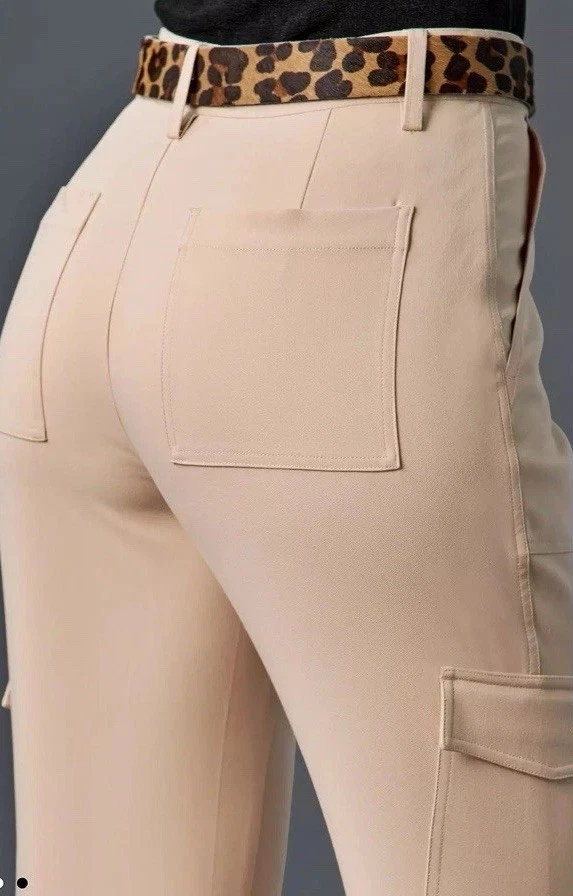 Calça feminina Boston Proper Sedona usada tamanho 14 bronzeada - Imagem 3 de 4