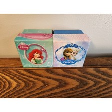 Silver Plated Disney Frozen Anna/Elsa Stud Earrings/ Disney PrincessNIB