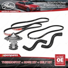 Gates Thermostat Radiator Hose Drive Belt Kit for Hyundai Elantra JF2 2.0L 102KW