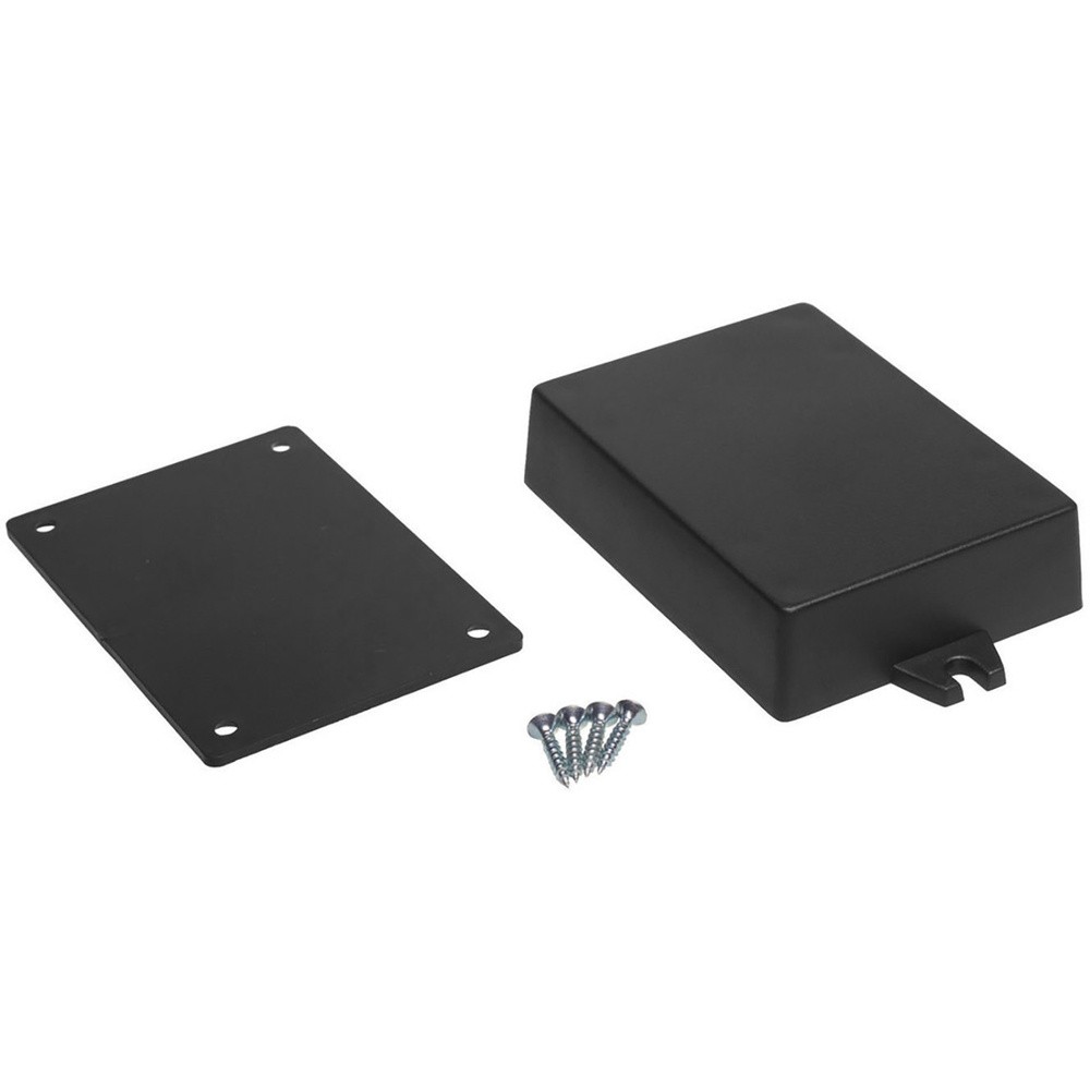 TRU COMPONENTS  TC-7910916 Flansch-Gehäuse 90 x 65 x 22  ABS  Schwarz 1 St.