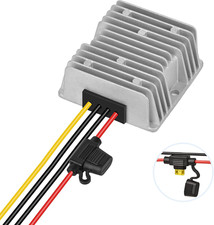 Kinuoxj 20A 240W DC-DC 24V 36V 48V Step down to 12V Converter Golf Cart Voltage